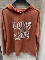 Leuke sweater Love nieuw 48/50, Trui of Vest, Ophalen of Verzenden, Bruin, Zo goed als nieuw