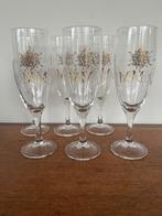 6 Champagneglazen Millennium 2000, Ophalen of Verzenden, Zo goed als nieuw, Overige typen