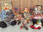 13 x clown marionet poppen en beeldjes, Utilisé, Enlèvement ou Envoi