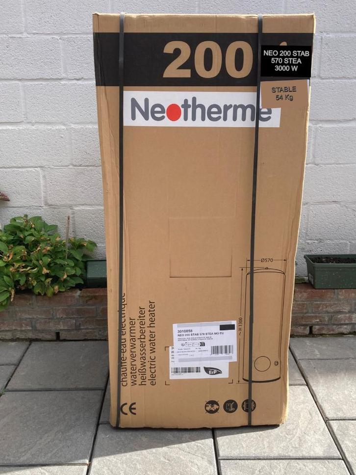 200 liter NEOTHERM verticale ketel + groep, nieuw, Doe-het-zelf en Bouw, Chauffageketels en Boilers, Nieuw, Boiler, 100 liter of meer
