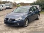 VW GOLF 6 AUTOMAAT 2010 150DKM BENZINE GEKEURD&GARANTIE, Stof, Zwart, Blauw, 5 zetels