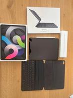 IPad Air 4th generation+Apple Pencil +clavier Apple, Ophalen, Zwart, Apple iPad Air, 11 inch