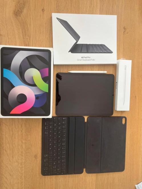 IPad Air 4th generation+Apple Pencil +clavier Apple, Computers en Software, Apple iPads, Nieuw, Apple iPad Air, Wi-Fi, 11 inch