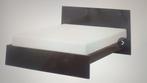2 persoonsbed 1m40 B, Ophalen, Strak, Zwart, Tweepersoons