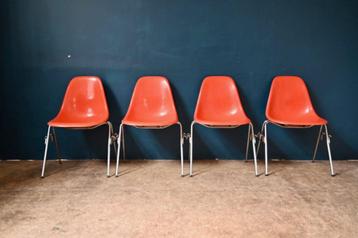 Série lot de 4 chaises Charles & Ray Eames DSS Herman Miller beschikbaar voor biedingen