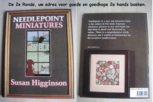 1146 - Needlepoint Miniatures - Susan Higginson, Boeken, Hobby en Vrije tijd, Zo goed als nieuw, Borduren en Naaien, Verzenden