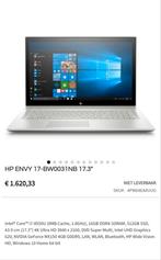 HP Envy 17-bw0031nb (Belgisch model) 4K, Computers en Software, Windows Laptops, Ophalen, Zo goed als nieuw