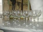 12 kristallen handgegraveerde glazen 6 voor witte wijn en 6, Enlèvement