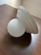 Witte plafondlamp – Ø26 cm – modern design, Ophalen, Zo goed als nieuw, Kunststof