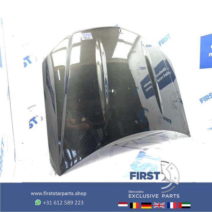 W204 S204 C63 AMG CARBON LOOK MOTORKAP Mercedes C Klasse 63, Auto-onderdelen, Carrosserie, Motorkap, Mercedes-Benz, Voor, Gebruikt