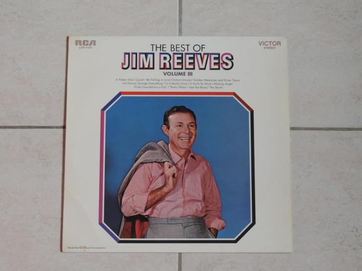 Jim Reeves – The best of Jim Reeves, Volume III, Cd's en Dvd's, Vinyl | Country en Western, Zo goed als nieuw, Ophalen of Verzenden