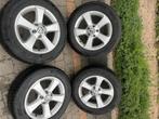 Winterbanden op allu velg + sneeuwkettingen, Auto-onderdelen, Banden en Velgen, Ophalen, 16 inch, Banden en Velgen, Winterbanden