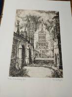 Originele gravure – genummerde editie 6/25, Antiek en Kunst, Kunst | Etsen en Gravures, Ophalen of Verzenden
