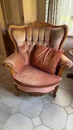 Zetel Louis XIV 1 zit - leuk project om te restylen/op te ma, Ophalen, Gebruikt