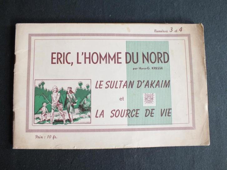 ERIC L'HOMME DU NORD (1 ALBUM/ EO)  EDITIONS ROSSEL, Boeken, Stripverhalen, Gelezen, Complete serie of reeks, Ophalen of Verzenden