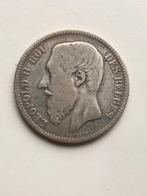 Belgie 2 Frank 1867 Leopold II, Postzegels en Munten, Ophalen of Verzenden