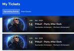 Pitbull Antwerpen, Staanplaatsen Middenplein, Tickets en Kaartjes, Concerten | Pop, Drie personen of meer, Juni