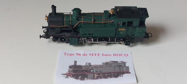 SNCB/NMBS  MTE LOCO VAPEUR TYPE 96025 BASE ROCO *HO*DC, Hobby & Loisirs créatifs, Trains miniatures | HO, Comme neuf, Locomotive