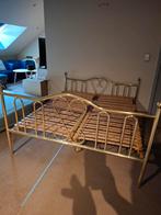 Bedframe 160x200 incl lattenbodems, Huis en Inrichting, Slaapkamer | Bedden, Ophalen, Gebruikt