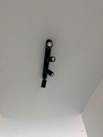 Zwarte spots met 4 lampen, Ophalen, Zo goed als nieuw