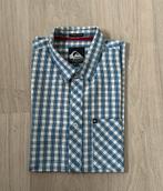 Hemd met korte mouwen Quicksilver maat XL, Kleding | Heren, Overhemden, Ophalen of Verzenden, Gedragen, Blauw, Halswijdte 41/42 (L)