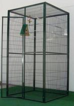Volière jardin 1x1x2 m toit maille cage oiseau inséparable X, Animaux & Accessoires, Oiseaux | Cages & Volières, Envoi, Métal