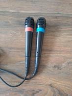 2x Singstar Microfonen voor PS2/3, Games en Spelcomputers, Muziek, Gebruikt, 2 spelers, Ophalen of Verzenden