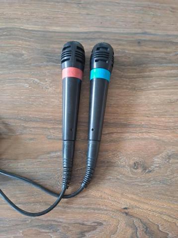 2 micros Singstar pour PS2/3, Enlèvement ou Envoi, 2 joueurs, Musique, Utilisé
