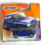 Austin Mini Cooper S blauw 2010 Matchbox #19/75., Enlèvement, Neuf, Voiture