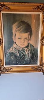 Peinture, garçon qui pleure, Giovanni Bragolin, Antiquités & Art, Enlèvement ou Envoi