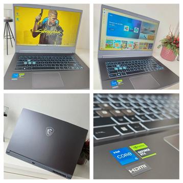 MSI Thin 15 Gaming Laptop / i5-12450H  / 144 hz / RTX beschikbaar voor biedingen