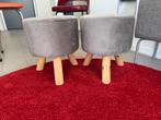 2 kinderkrukjes in velours, Huis en Inrichting, Ophalen of Verzenden, Zo goed als nieuw