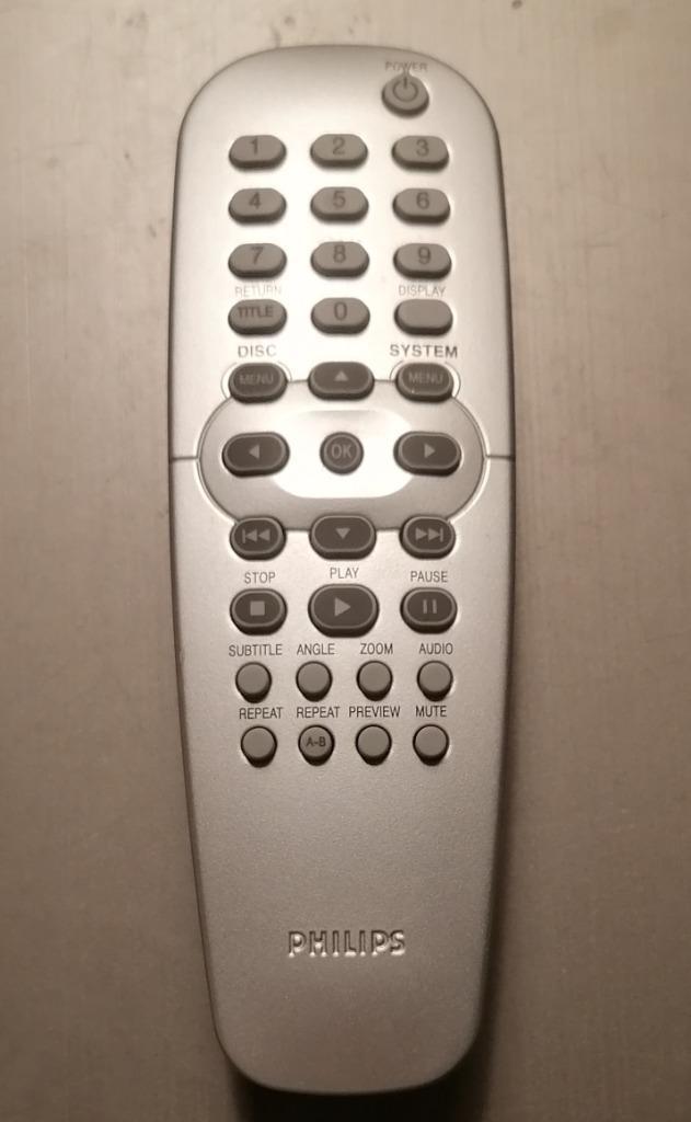 Télécommande Philips réf RC2K16, Audio, Tv en Foto, Afstandsbedieningen, Gebruikt, Origineel, Dvd, Ophalen of Verzenden