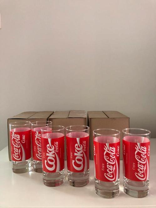 Set van 24 vintage 90’s Coca Cola glazen, Huis en Inrichting, Keuken | Servies, Zo goed als nieuw, Ophalen