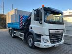 2020 DAF CF 410 FAN Vrachtwagen + haakarm + laadkraan + cont, Euro 6, Overige brandstoffen, Bedrijf, DAF