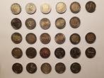diverse herdenkingsmunten 2 EURO, 2 euro, Ophalen, Losse munt