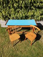 Vintage kinderbureau met twee stoeltjes, Kinderen en Baby's, Ophalen, Gebruikt