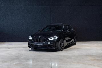 BMW 1-serie 118i A M-SPORT - PANO - HEAD UP - LEDER - SCHADO beschikbaar voor biedingen