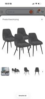 4 nieuwe stoelen, Huis en Inrichting, Ophalen, Nieuw, Vier, Stof