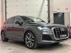 Audi Q7 55 TFSi e PHEV S Line Matrix-ACC-360CAM-HUD-Lane, Autos, Audi, Argent ou Gris, Achat, Euro 6, Entreprise