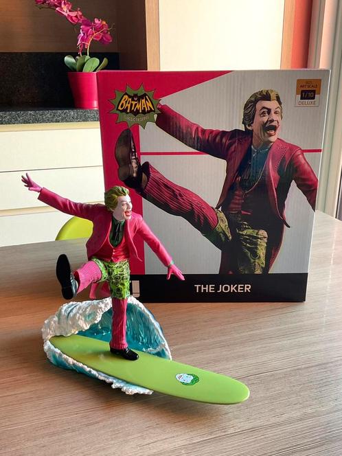 Figurine Iron Studios Batman 66 The Joker Surf BDS Art 1/10, Verzamelen, Beelden en Beeldjes, Zo goed als nieuw, Ophalen of Verzenden