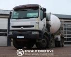 Renault Kerax 370 8X4/ MIXER/ BARYVAL 9 M3/ CRUISE CONTROL/, Achterwielaandrijving, Renault, 272 kW, Wit