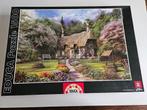 Puzzel Educa 1500 stukjes Rose cottage, Ophalen of Verzenden, 500 t/m 1500 stukjes, Gebruikt, Legpuzzel