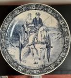 Delfts blauw handgeschilderd decoratief bord, Antiek en Kunst, Ophalen