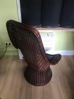 Vintage - Retro rieten stoel nergens stuk 20 euro, Ophalen, Zo goed als nieuw, Riet of Rotan