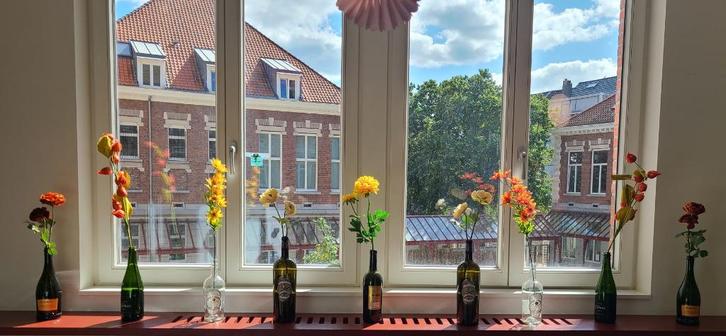 Kunstbloemen - Decoratie huwelijk, trouw, feest, woning, Huis en Inrichting, Woonaccessoires | Vazen, Zo goed als nieuw, Overige kleuren
