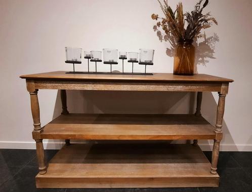 Landelijke cottage console, Huis en Inrichting, Woonaccessoires | Lijsten, Zo goed als nieuw, 75 cm of meer, 50 tot 75 cm, Hout