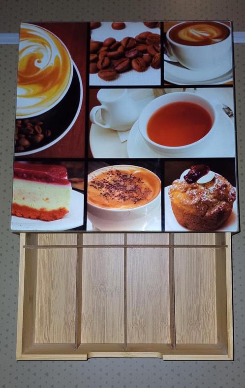 Opberg lade voor theezakjes of koffiepods -Nieuwstaat, Huis en Inrichting, Keuken | Keukenbenodigdheden, Zo goed als nieuw, Ophalen