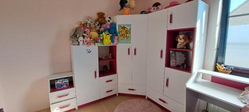 Complete Kinderkamer Set - Incl Bed, Kast en Bureau, Huis en Inrichting, Slaapkamer | Complete slaapkamers, Gebruikt, Eenpersoons