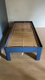 Auping Auronde bed senioren hoogte, Huis en Inrichting, Ophalen, 90 cm, Eenpersoons, Blauw